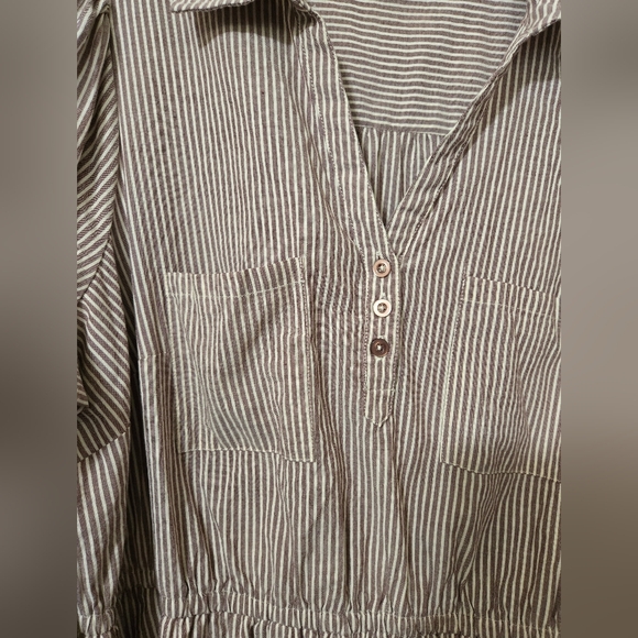 Torrid Striped Dress with Pockets, Torrid Size 1, Cotton Blend, EUC - Picture 3 of 8